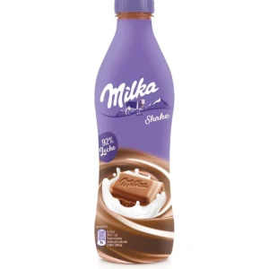 Milka Shake Chocolat – Boisson Lactée Onctueuse au Chocolat Milka | 92 % de Lait