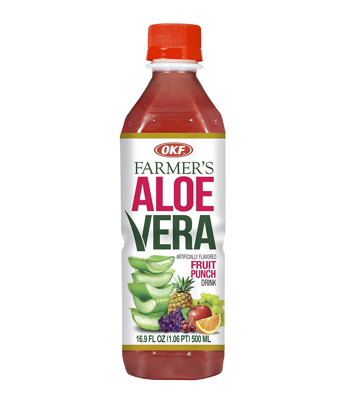OKF Farmer’s Aloe Vera Drink 500ml – Boisson à l’Aloe Vera (Plusieurs Saveurs) - Image 5