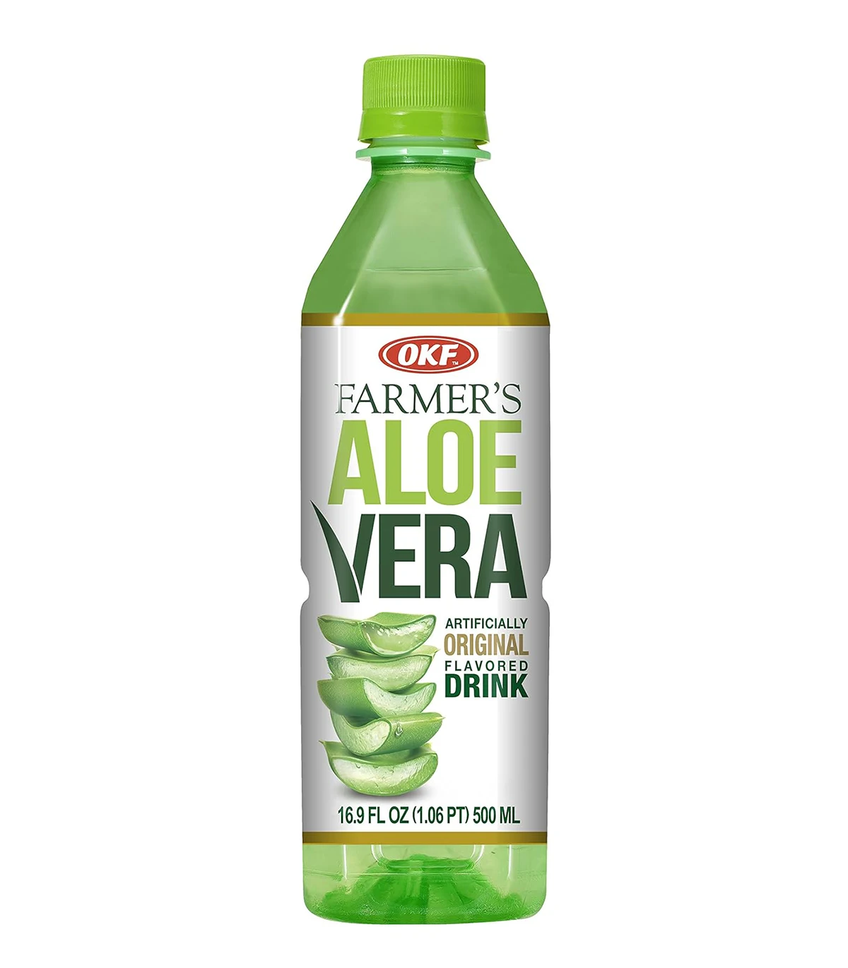 OKF Farmer’s Aloe Vera Drink 500ml – Boisson à l’Aloe Vera (Plusieurs Saveurs) - Image 3