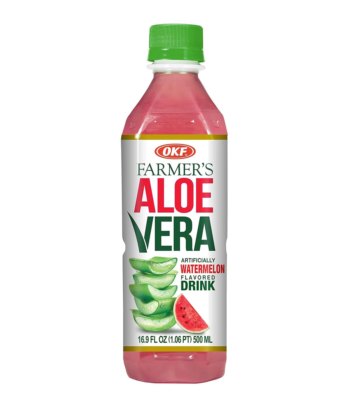OKF Farmer’s Aloe Vera Drink 500ml – Boisson à l’Aloe Vera (Plusieurs Saveurs) - Image 2