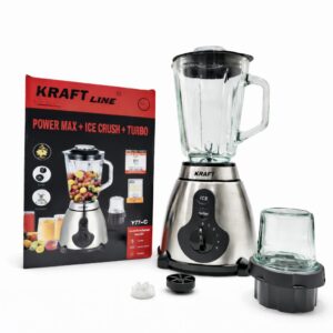 Blender Kraft Line 1500W – Mixeur Multifonction avec Moulin