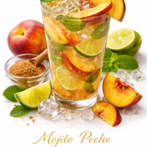 Mojito Pêche – Cocktail Fruité et Rafraîchissant