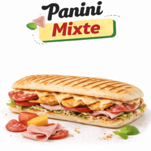🥪 Panini Mixte – Saveurs Variées et Gourmandes