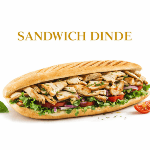 Sandwich Dinde – Chaud, Tendre & Savoureux
