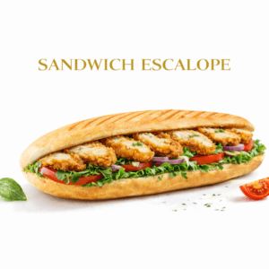 Sandwich Escalope – Sandwich Chaud, Croustillant et Savoureux
