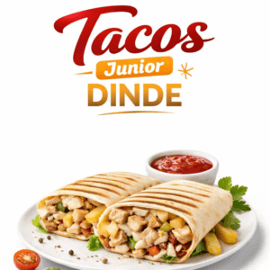 🌯 Tacos Junior Dinde – Petit Format, Saveur Savoureuse