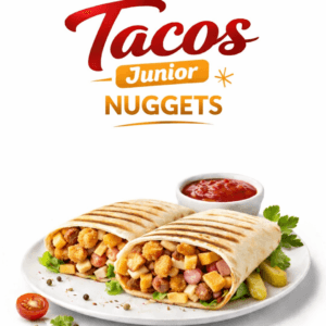 🌯 Tacos Junior Nuggets – Petit Format, Saveur Gourmande