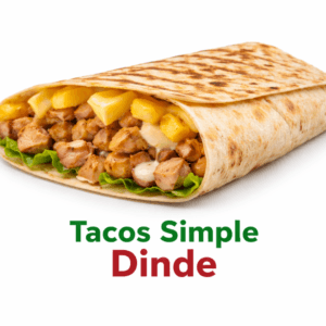 🌯 Tacos Simple Dinde – Saveur Authentique et Gourmande