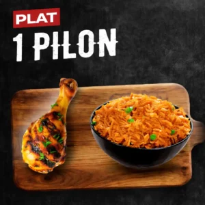 Plat 1 Pilon Poulet Grillé | Restaurant CRUSTY Agadir