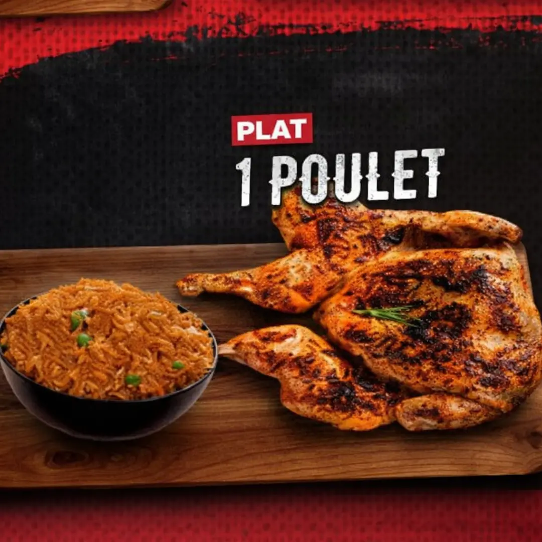 Plat 1 Poulet Grillé Entier | CRUSTY Agadir