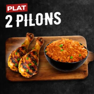 Plat 2 Pilons Poulet Grillé | CRUSTY Agadir
