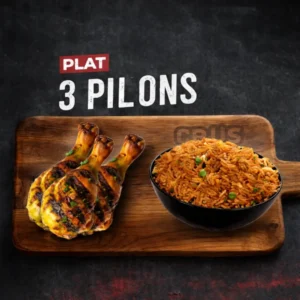 Plat 3 Pilons Poulet Grillé | CRUSTY Agadir