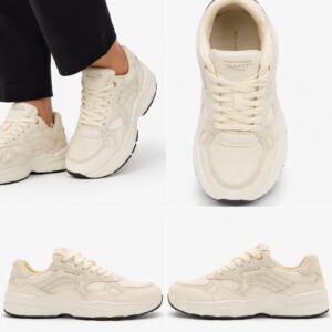 Baskets Femme Beige Premium – Chaussures Confortables & Tendance | Livraison Agadir