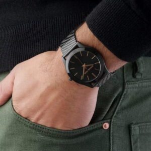 Montre Homme Élégante Noir Mat – Style Luxe Minimaliste